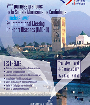 7ème édition des ateliers pratiques de la Société Marocaine de Cardiologie jumelées avec 2nd International Meeting On Heart Diseases