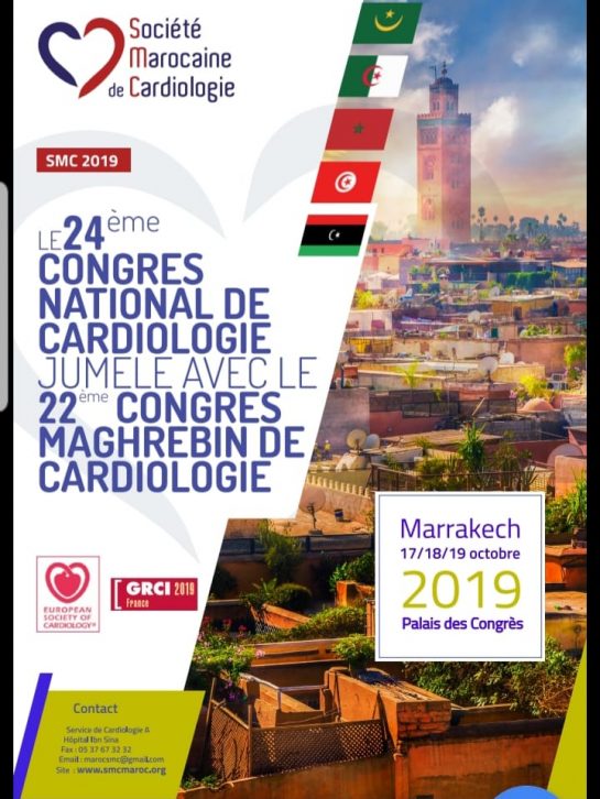 24ème Congrès National de Cardiologie jumelé avec le 22ème Congrès Maghrébin de Cardiologie