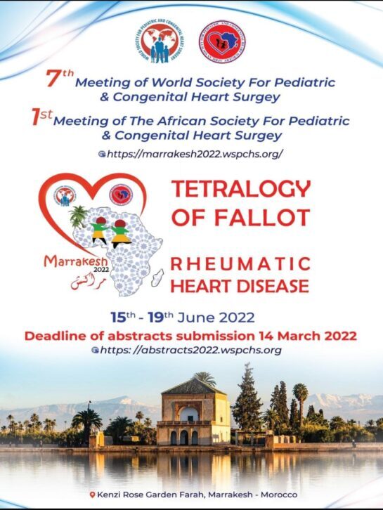 7 th Meeting of World Society For Pediatric & Congenital Heart Surgery 1 st Meeting Of The African Society For Pediatric & Congenital Heart Surgery